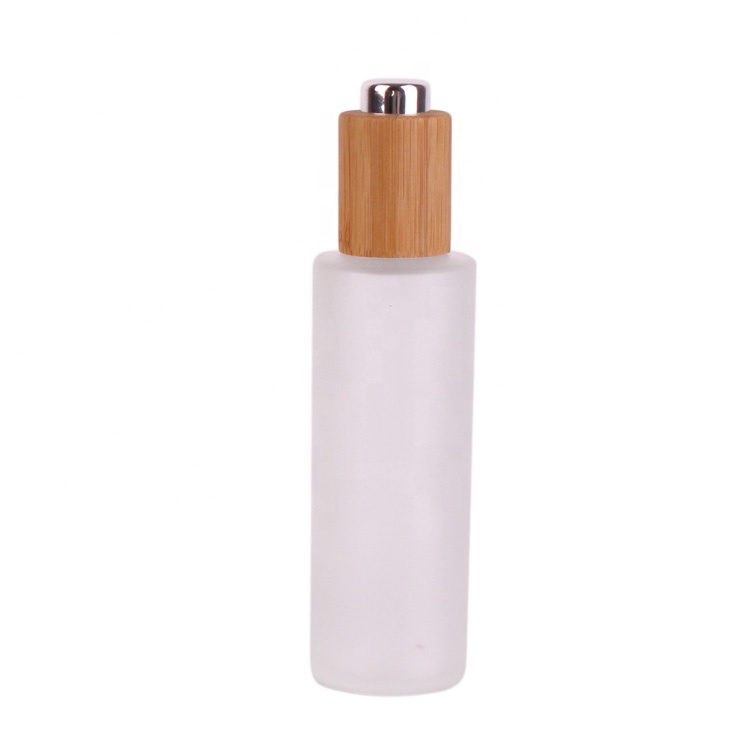30ml 40ml 50ml 60ml cosmetic glass lotion packaging bottles with pump