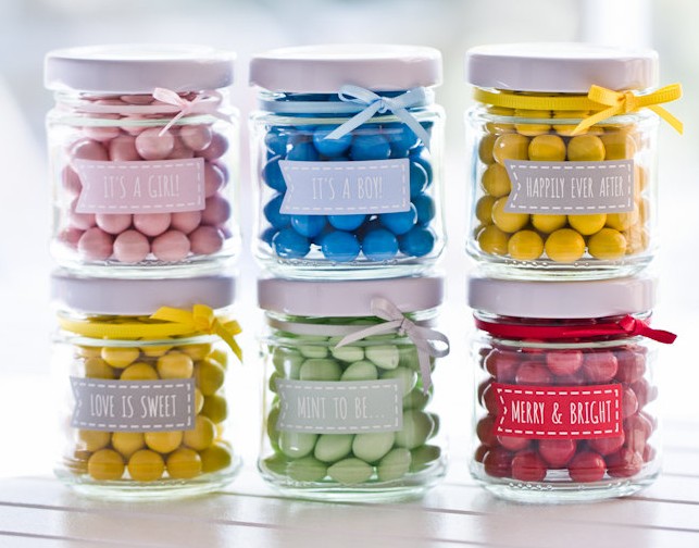 30ml 40ml 50ml Mini glass jam jar honey pot bottle with Gold lug lid