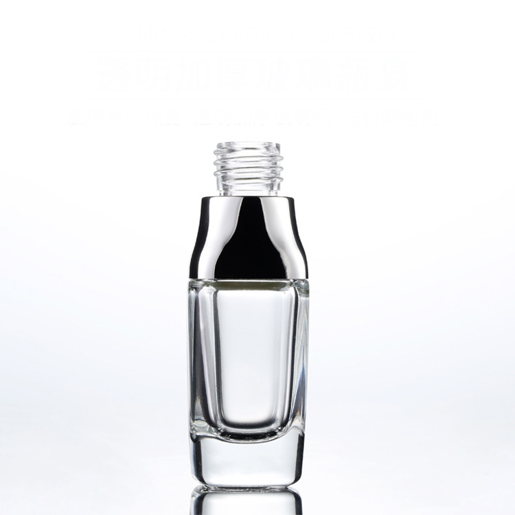 30ml 40ml empty clear serum glass luxury dropper bottle