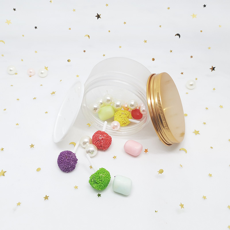 30ml-500ml wide mouth food grade pet plastic jar for hair wax body butter cosmetic container