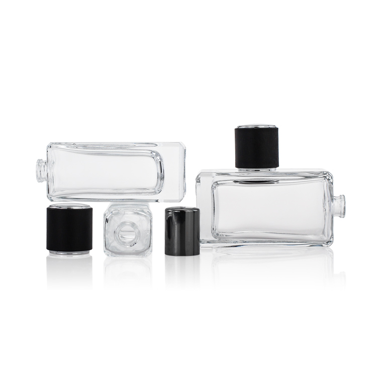 30ml 50ml 100 ml Rectangular Square Packaging Spray Perfume Glass Bottle