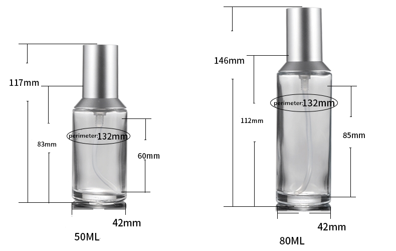 30ml 50ml 100ml 120ml 150ml 200ml 250ml 500ml Aluminum pump Bottle