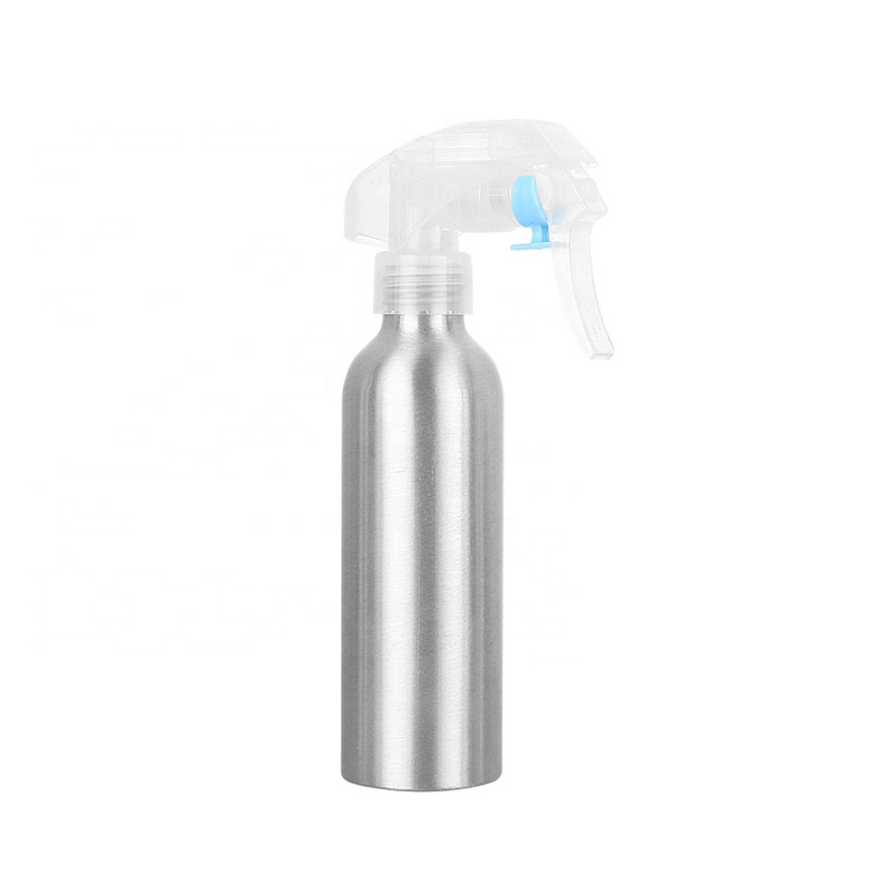 30ml 50ml 100ml 120ml 150ml 200ml 250ml 500ml aluminum bottle with trigger spray cap for perfume cosmetic packing