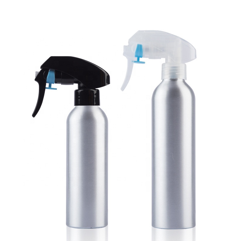 30ml 50ml 100ml 120ml 150ml 200ml 250ml 500ml aluminum bottle with trigger spray cap for perfume cosmetic packing