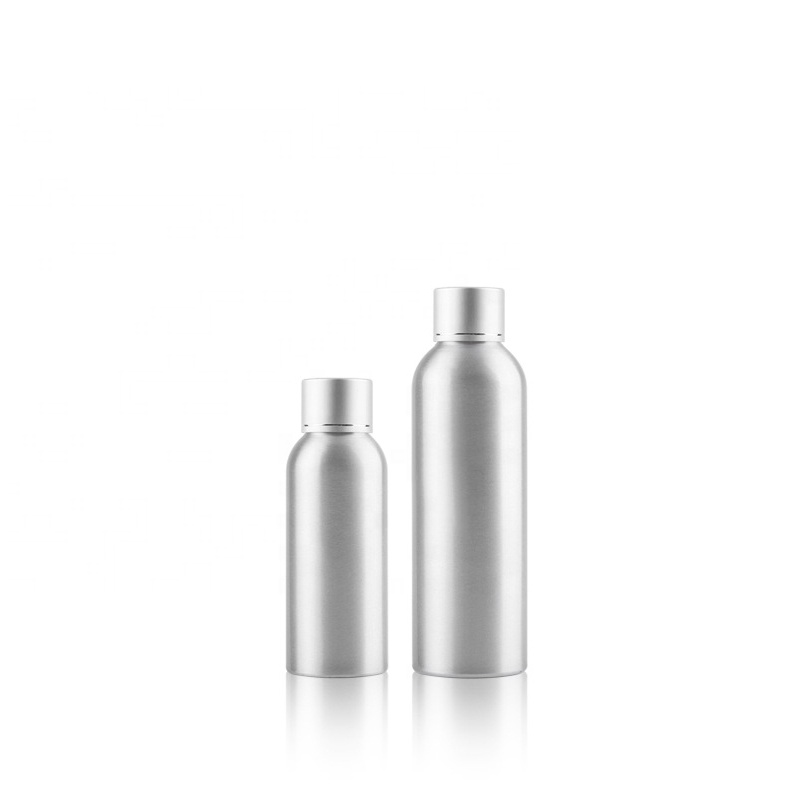 30ml 50ml 100ml 120ml 150ml 250ml 500ml Aluminum Bottle with Silver Screw Cap