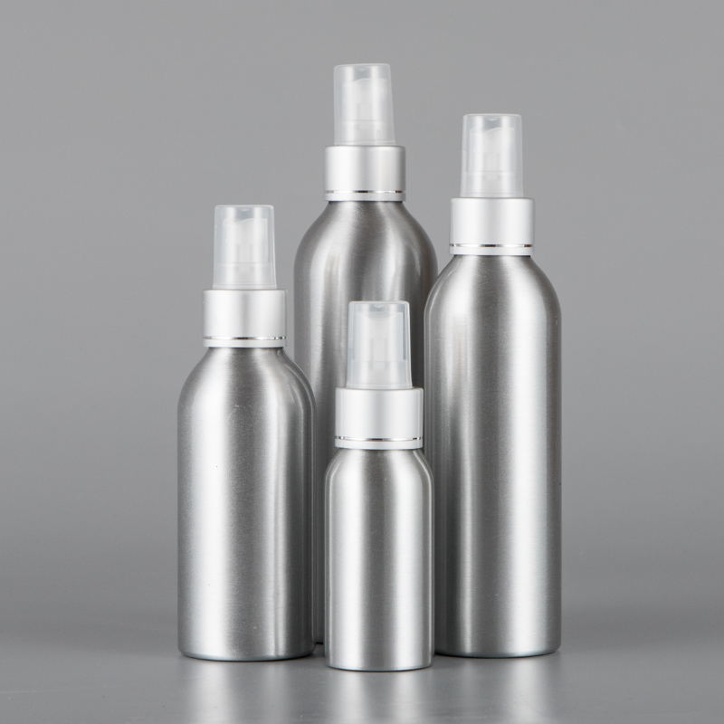 30ml 50ml 100ml 120ml 150ml 250ml 500ml Wholesale Cosmetic Aluminum Bottle Spray Bottle