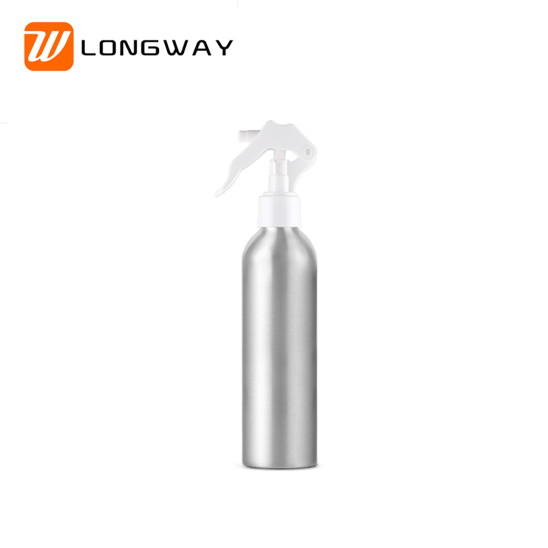 30ml 50ml 100ml 120ml 150ml 250ml empty metal silver oil aluminum trigger spray pump bottle with sprayer for cosmetic perfume