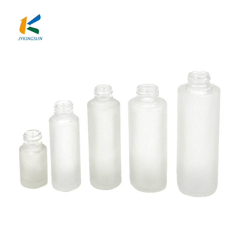 30ml 50ml 100ml 120ml 150ml frosted glass cosmetic essential oil bottle with spray or pump cap
