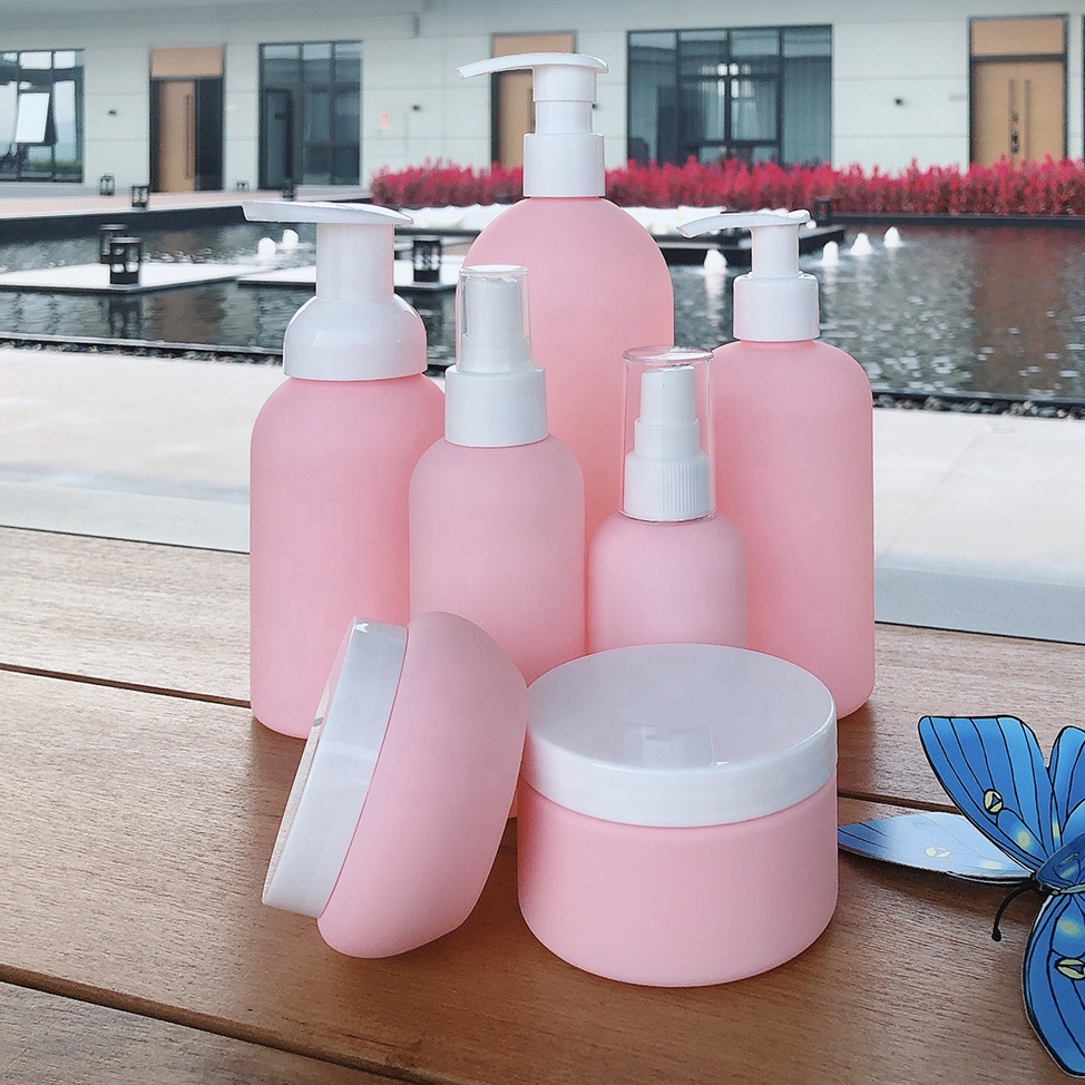 30ml 50ml 100ml,120ml 200ml 250ml 500ml Plastic cosmetic bottle jars with lid Cream Jar bottle