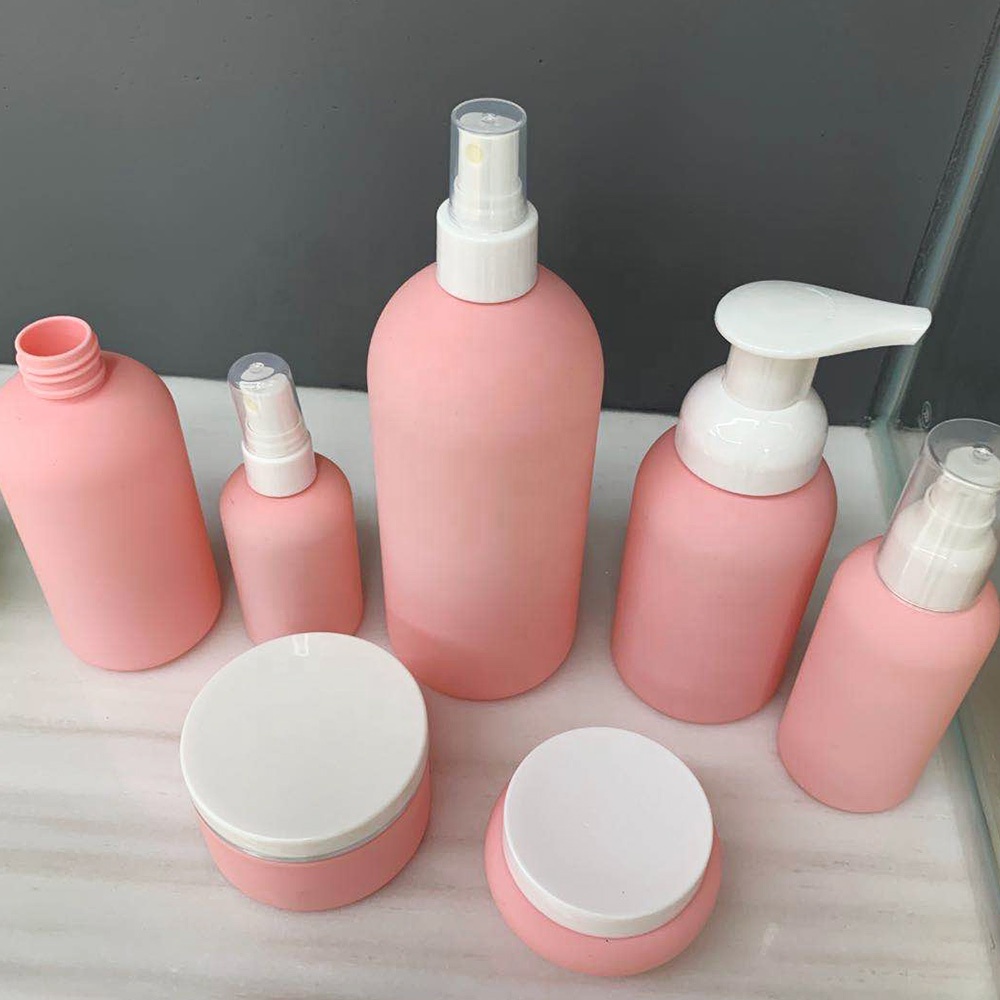 30ml 50ml 100ml 120ml 200ml 250ml 500ml Plastic cosmetic bottle jars with lid Cream Plastic Jars