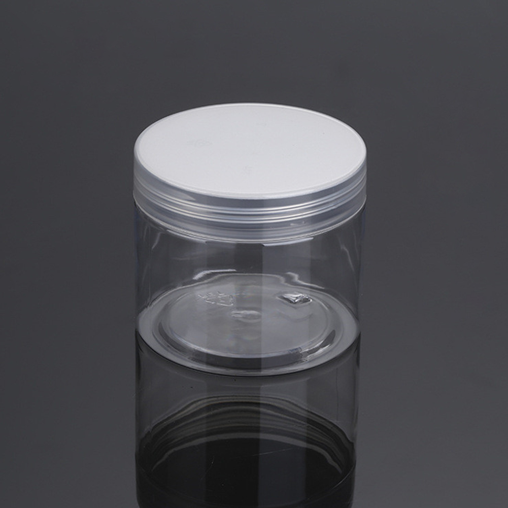 30ml 50ml 100ml 120ml, 200ml 250ml 500ml cosmetic packaging clear amber black pet plastic cream jar with plastic lid/
