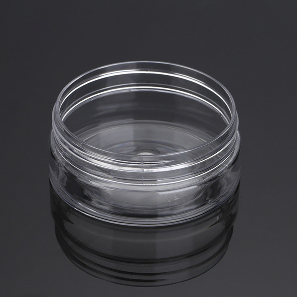 30ml 50ml 100ml 120ml, 200ml 250ml 500ml cosmetic packaging clear amber black pet plastic cream jar with plastic lid/