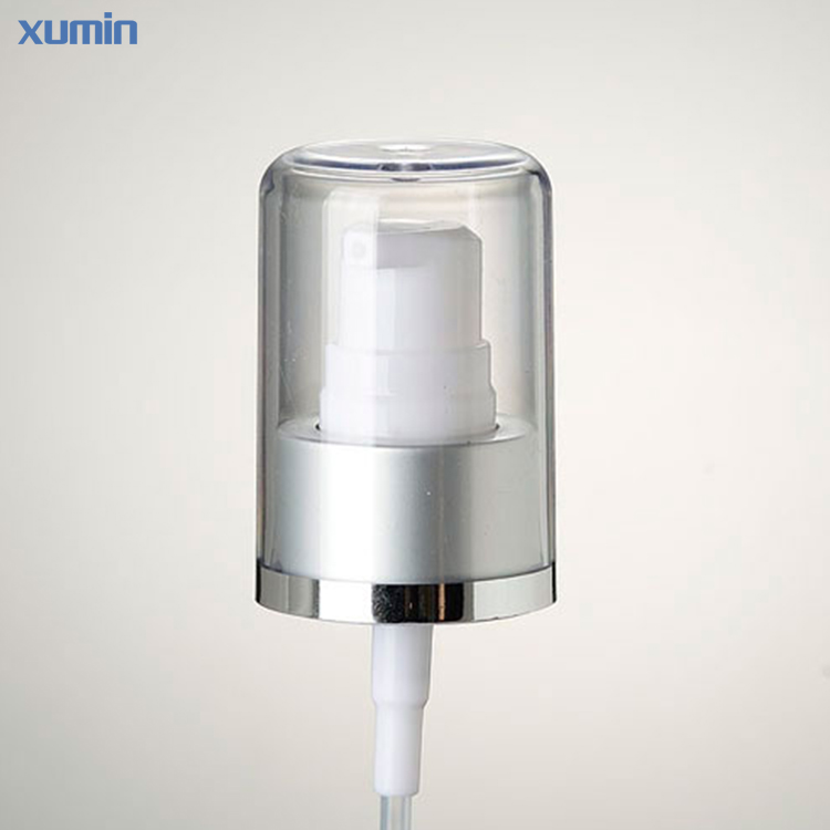 30ml 50ml 100ml 120ml cosmetic packaging aluminum bottle pump lotion serum Sliver bottle