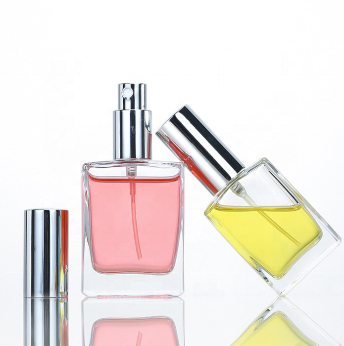 30ml 50ml 100ml 150ml Rectangular Glass Perfume Bottle Cosmetic Spray Bottle