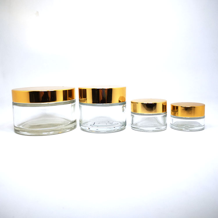 30ml 50ml 100ml 200ml skin care black frosted white wide mouth cosmetic body care cream scrub glass containers set jars