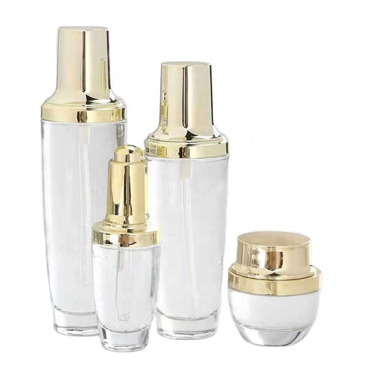30ml 50ml 100ml 20g 30g 50g wholesale luxury cosmetic packaging manufacturers serum glass bottle with spray pump