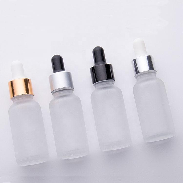 30ml 50ml 100ml Aluminum Liquid Reagent Gold Luxury Glass Dropper Bottle in Stock