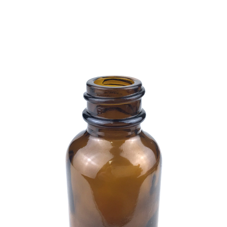 30ml 50ml 100ml Amber Hot Stamping Empty Glass Dropper Essential Oil Bottle screw cap