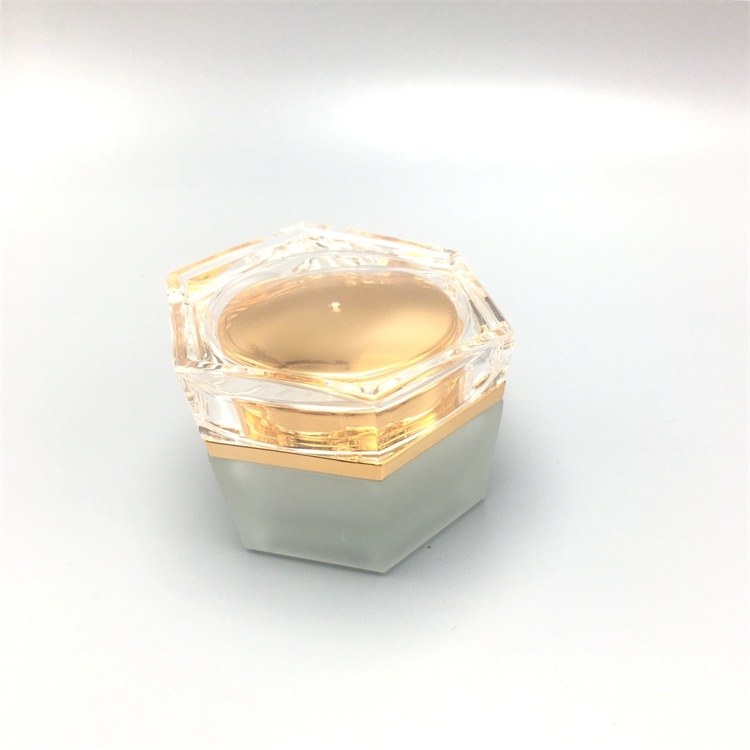 30ml 50ml 100ml Clear frosted empty cream cosmetic jars glass