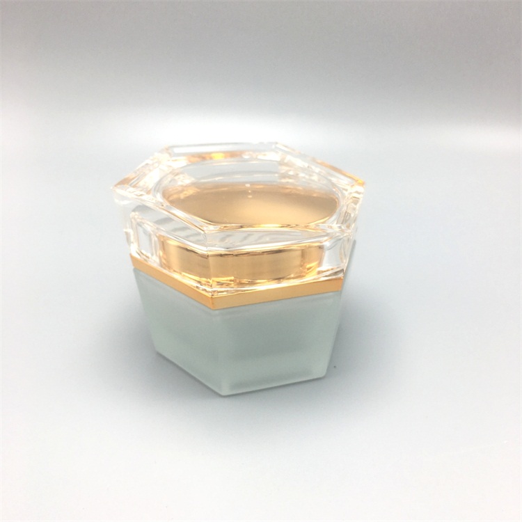 30ml 50ml 100ml Clear frosted empty cream cosmetic jars glass