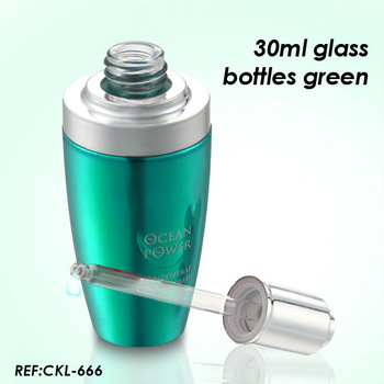 30ml 50ml 100ml Cosmetic Glass Bottle With Dropper