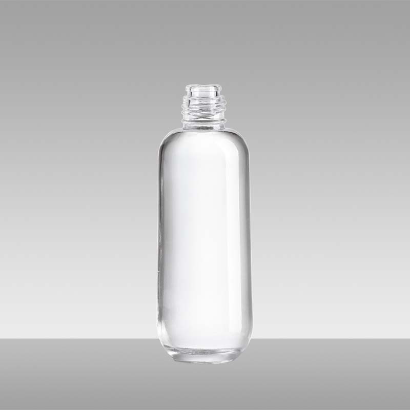 30ml 50ml 100ml Crystal white transparent with pump spray and cork cap luxury perfume bottle wholesale