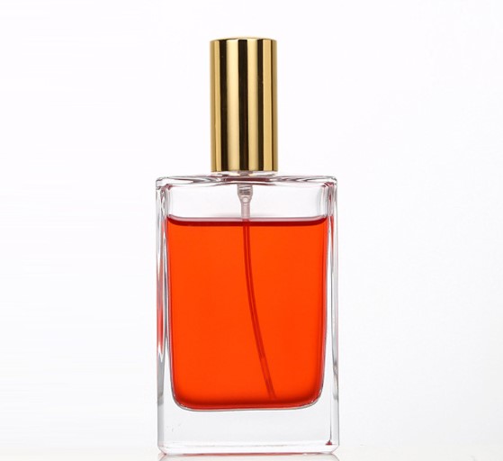 30ml 50ml 100ml Empty Glass Perfume Bottle Square Transparent Spray Glass Bottle