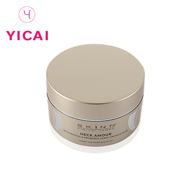 30ml 50ml 100ml Gold Multi-layer Plastic Pp Cosmetic Jar