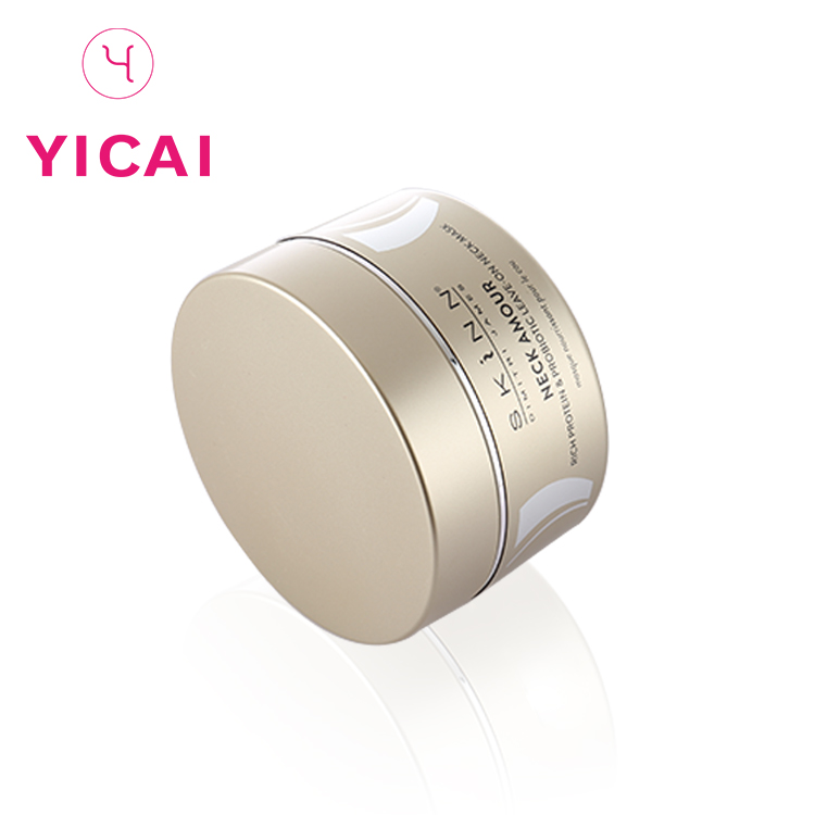 30ml 50ml 100ml Gold Multi-layer Plastic Pp Cosmetic Jar