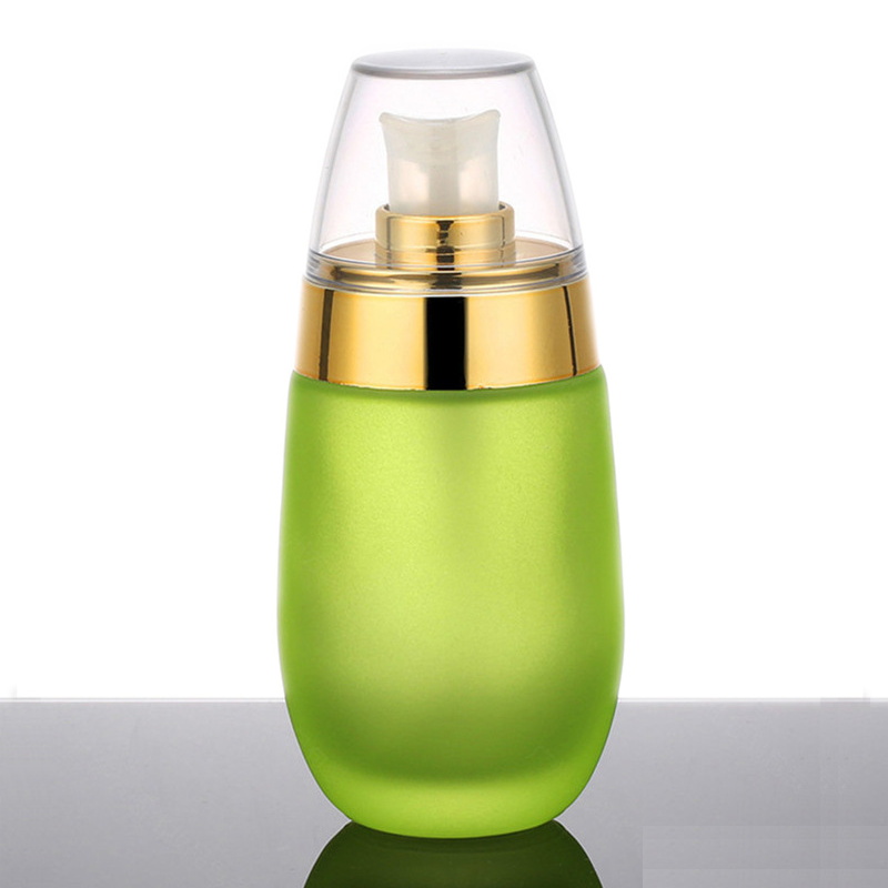 30ml 50ml 100ml Korea emerald cosmetic glass bottle set in stock