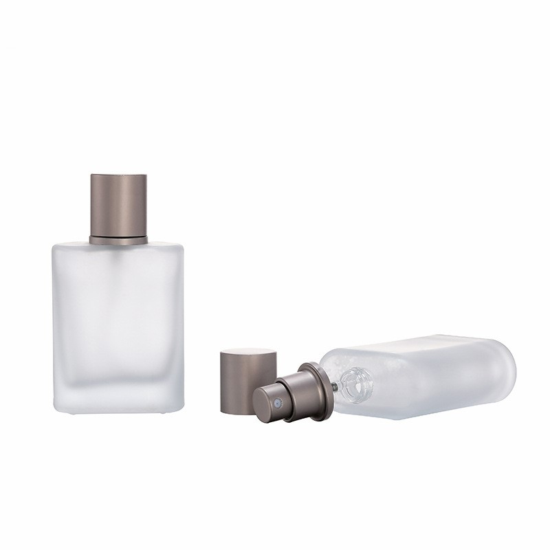 30ml 50ml 100ml MattePortable perfume spray bottle Hot sale clear frosted perfume glass spray bottle