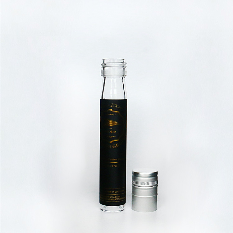 30ml 50ml 100ml Mini Teat Wine Bottle Glass Bottle For Wine In Tube