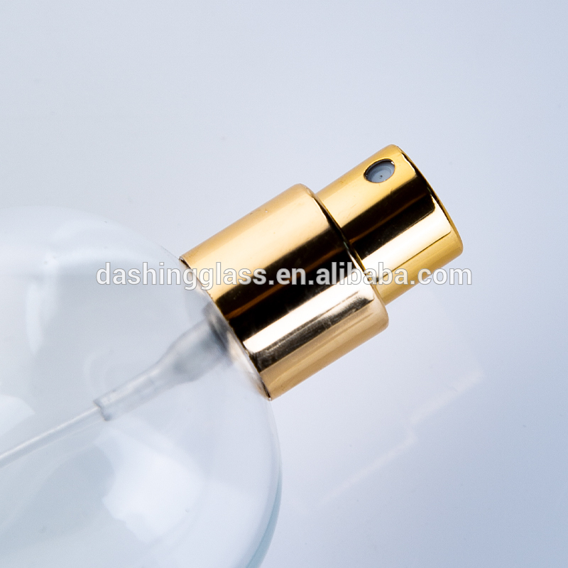 30ml 50ml 100ml Perfume Packaging Empty Round Travel Perfume Atomizer Spray Glass Bottles with High Quality Sprayer