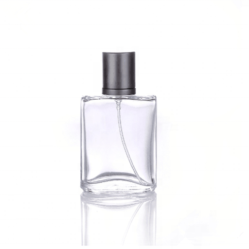 30ml 50ml 100ml Rectangle Shape Clear Empty Glass Perfume Bottle
