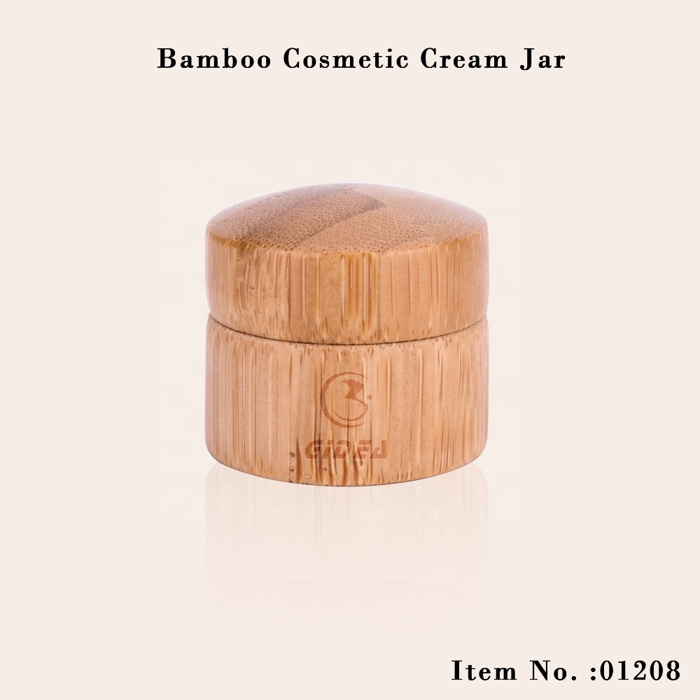 30ml 50ml 100ml Small Bamboo Jar For Cream China Empty Bamboo Cosmetic Jar