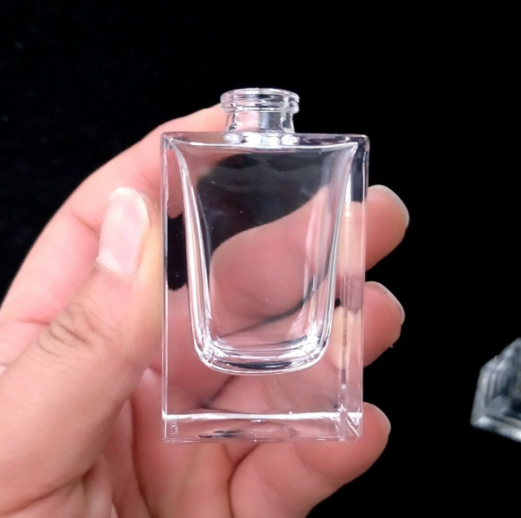 30ml 50ml 100ml Square Spray Glass Perfume Empty Bottle with sprayer pump