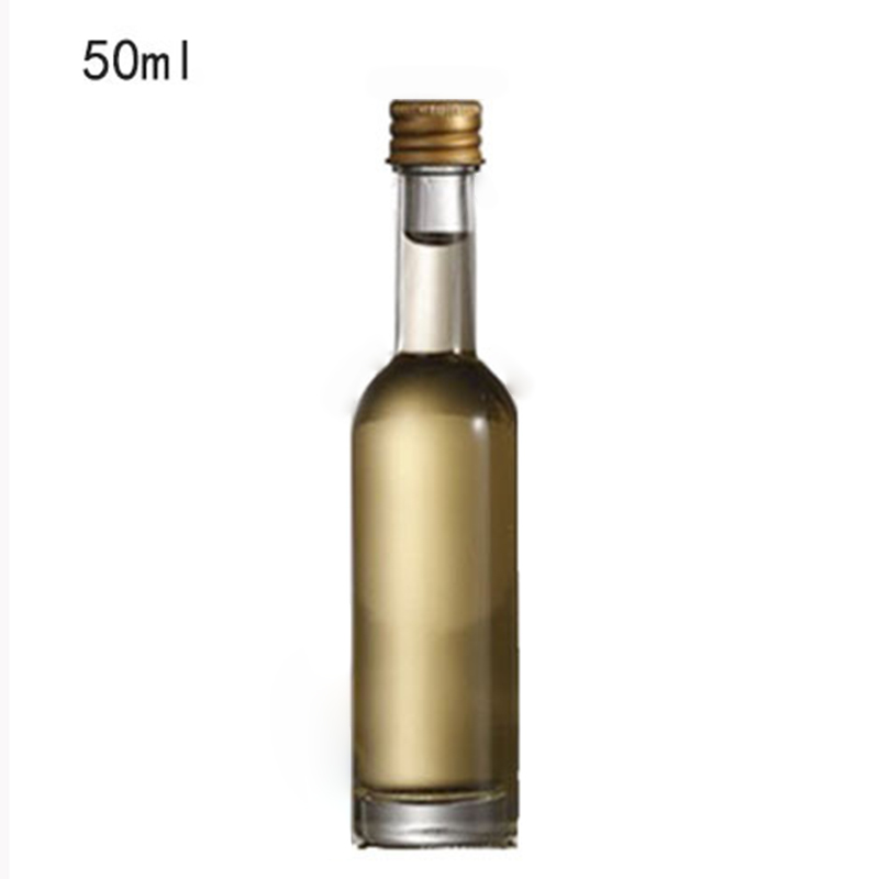 30ml 50ml 100ml clear square round marasca olive oil glass bottle with lid