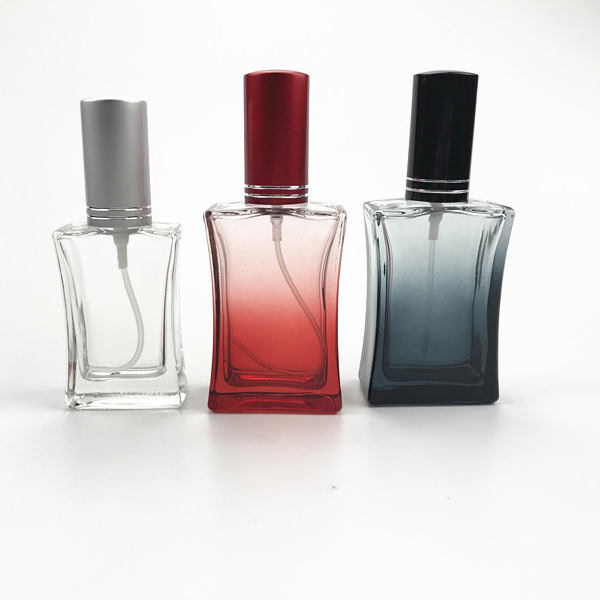 30ml 50ml 100ml colored stock empty perfume refillable glass spray bottle