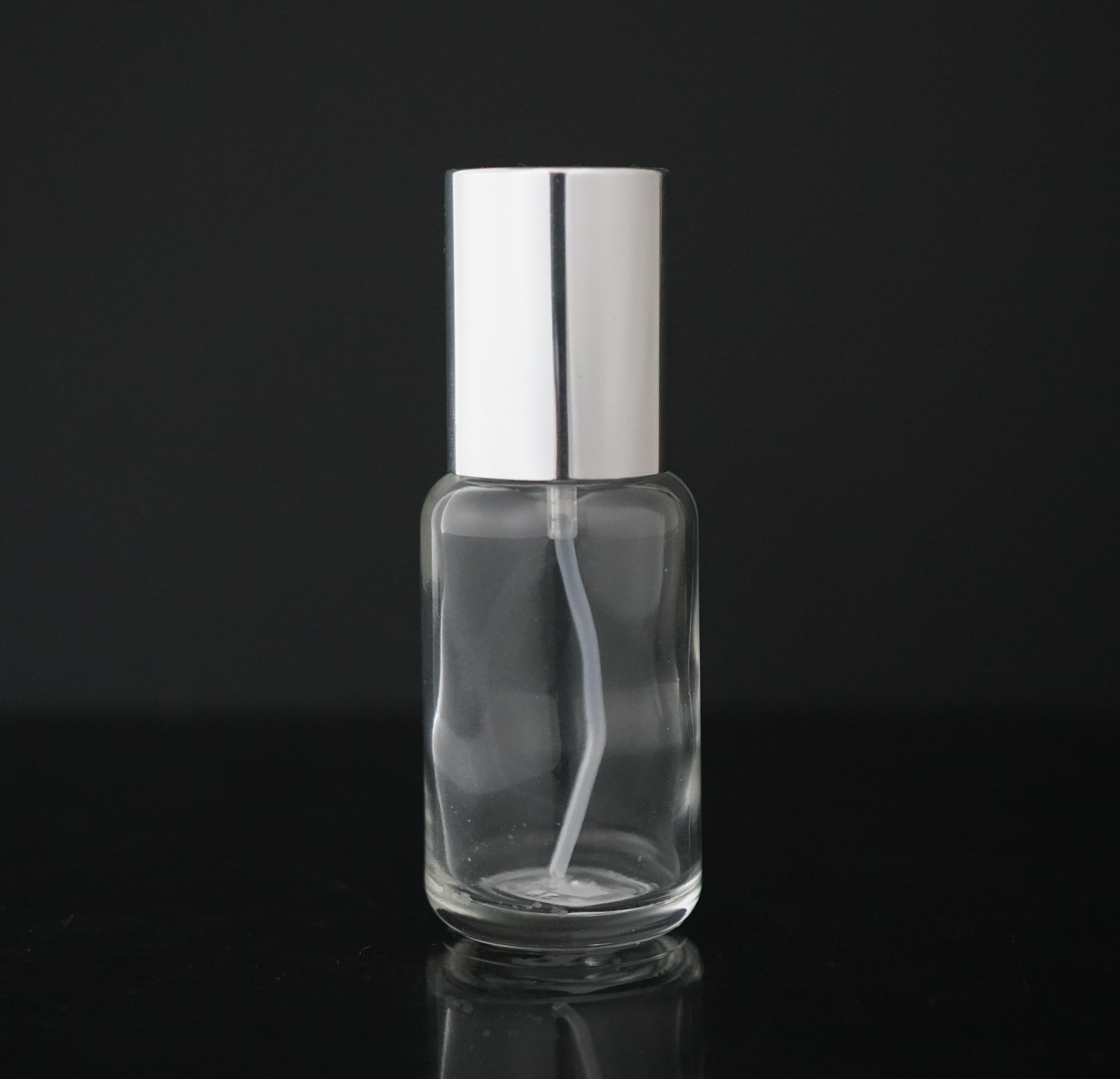 30ml 50ml 100ml foundation pump and mist sprayer toner and dropper essential oil glass bottle