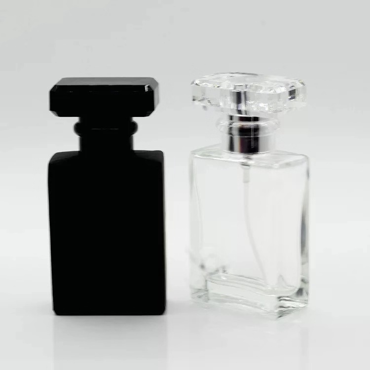 30ml 50ml 100ml glass black perfume bottle empty perfume bottles