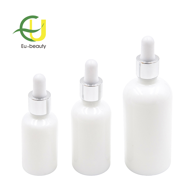 30ml 50ml 100ml glass china bottle porcelain bottle for cosmetic dropper