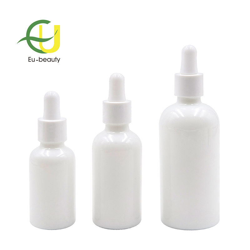 30ml 50ml 100ml glass china bottle porcelain bottle for cosmetic dropper