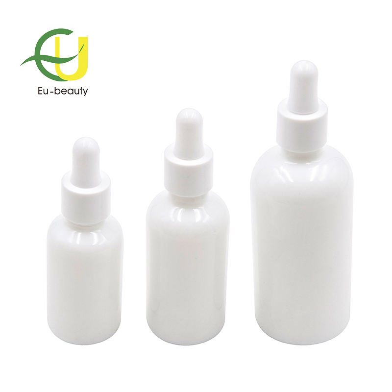 30ml 50ml 100ml glass china bottle porcelain bottle for cosmetic dropper