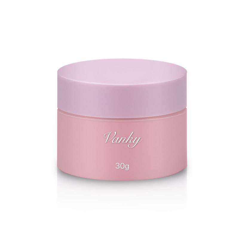 30ml 50ml 100ml glass cosmetic white jar