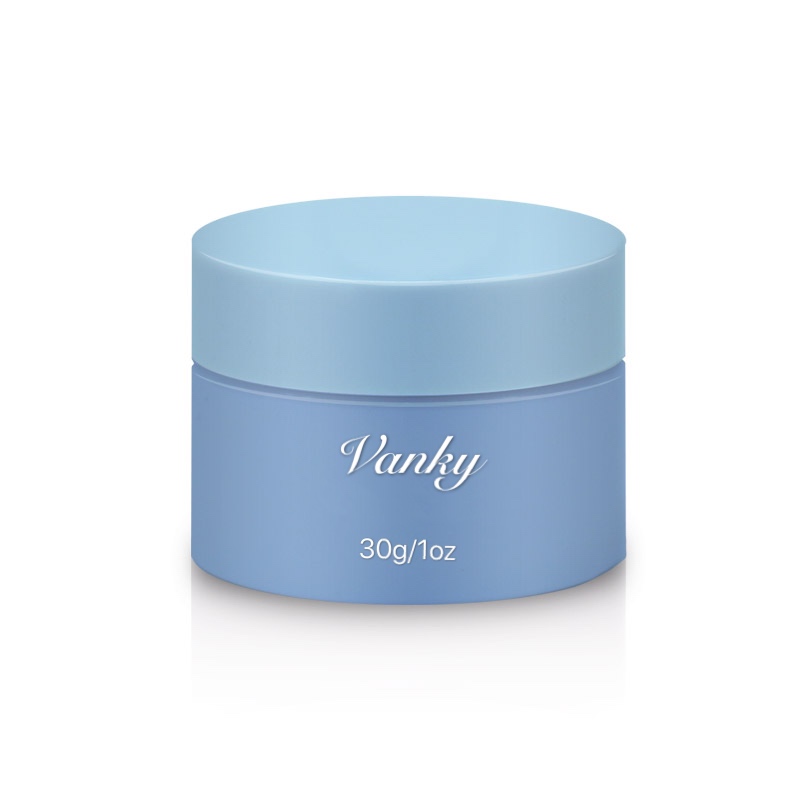 30ml 50ml 100ml glass cosmetic white jar