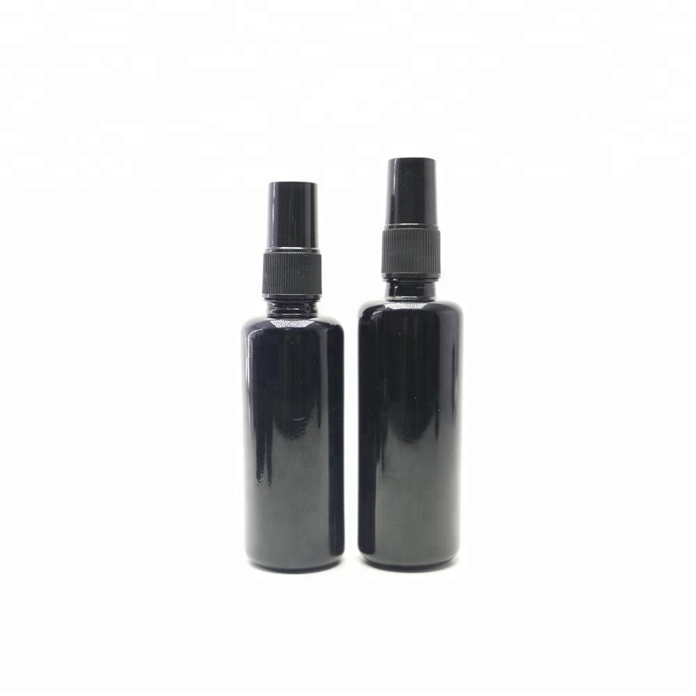 30ml 50ml 100ml lotion dark violet glass bottles with pump DV-09S