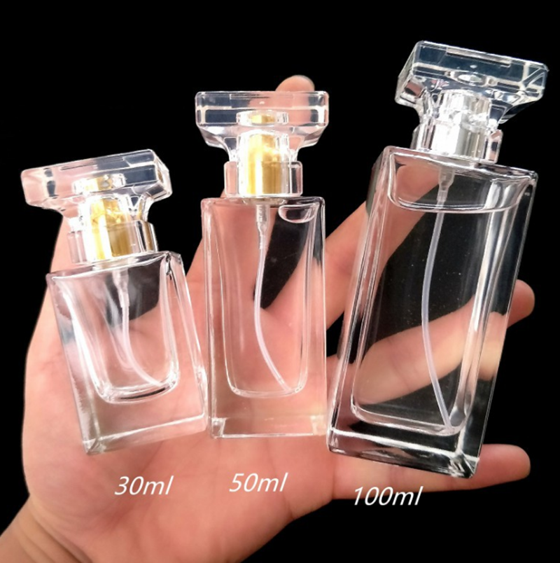 30ml 50ml 100ml perfume bottles glass enough stock square 100 ml perfume glass bottle spray