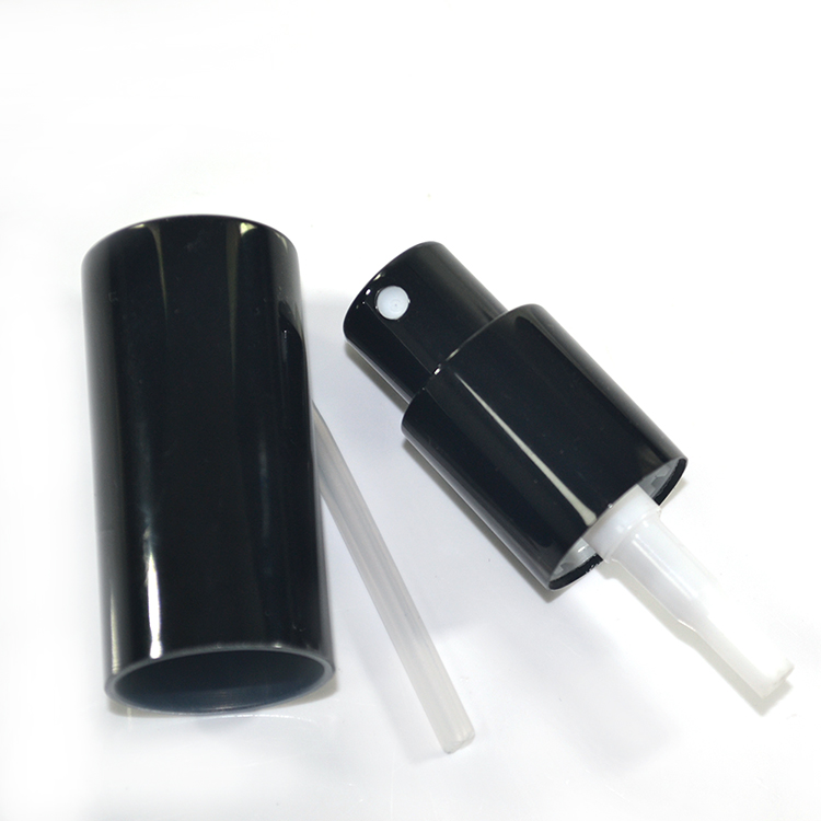 30ml 50ml 100ml rectangle glass black perfume bottle with spray pump cap