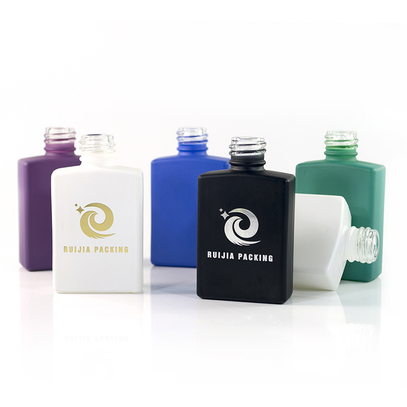 30ml 50ml 100ml rectangle glass black perfume bottle with spray pump cap