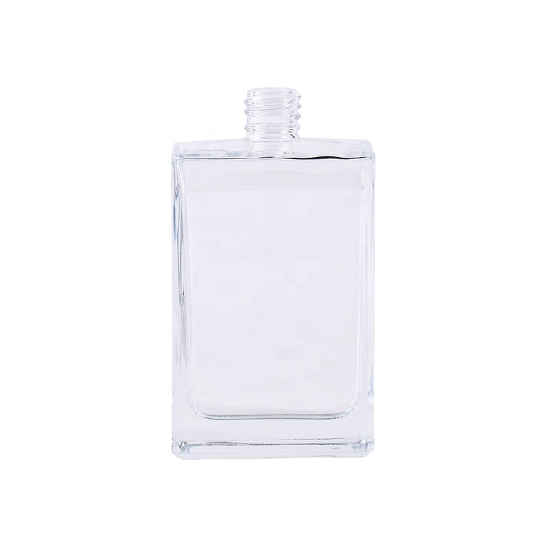 30ml 50ml 100ml square oil perfume empty glass bottle sprayer perfume glass bottle